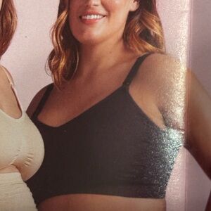 Shapermint Truekind Women's Black XL wireless & smoothing bra